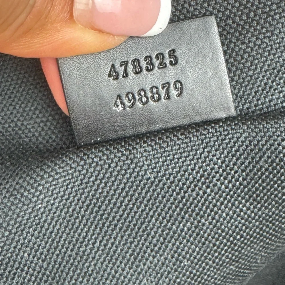 Gucci Web Strap Sling Bag GG Coated Canvas Small.
